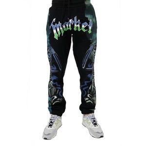 NWT Market Killing the Game Glow in the Dark Sweatpants in Dark Tie-Dye Small